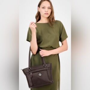 Giani Bernini Pebble Tote Brown Purse